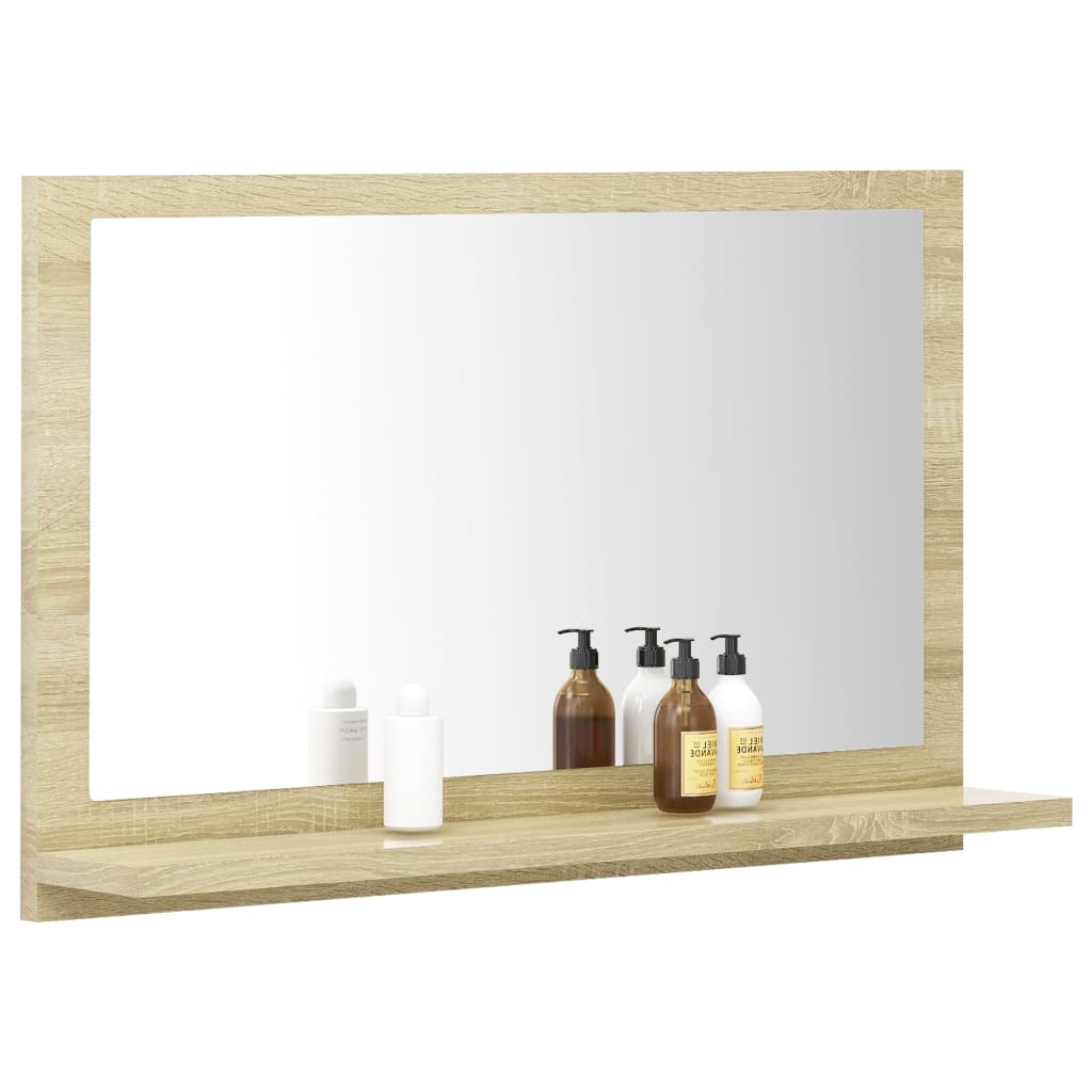 Badspiegel Weiß 40x10,5x37 cm Holzwerkstoff
