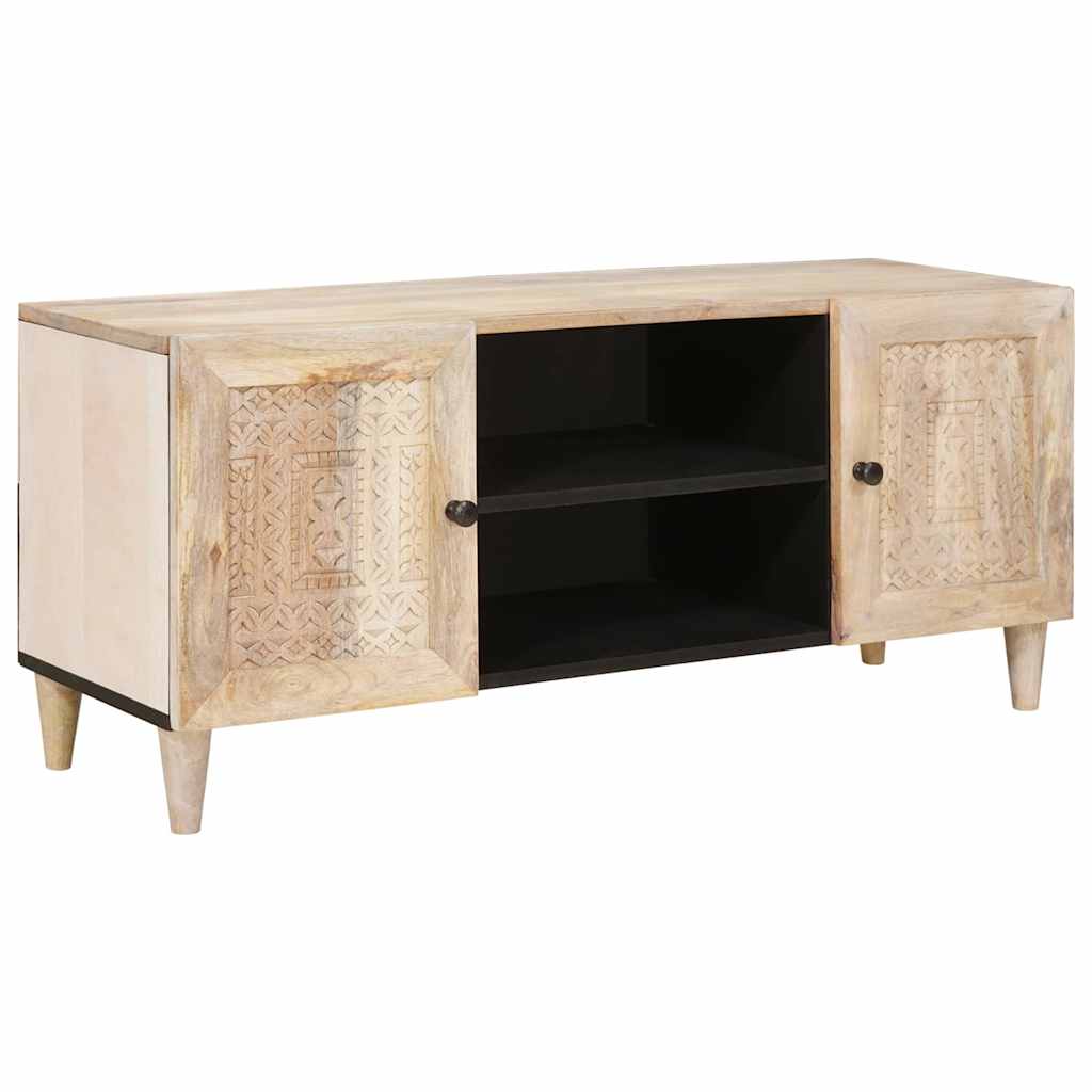 TV-Einheiten Hellbraun 105 x 33 x 46 cm Massivholz Mango