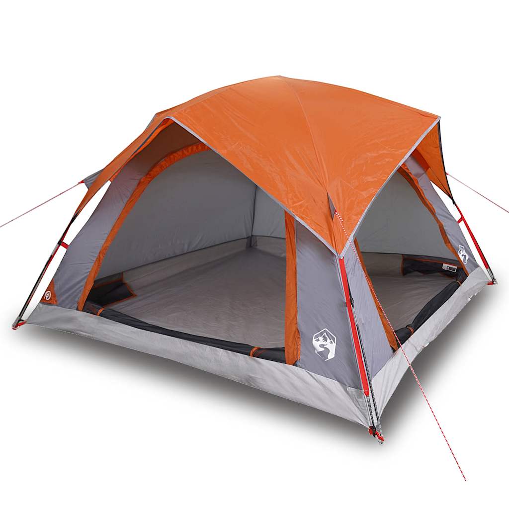 Campingzelt 4 Personen Grün Wasserdicht