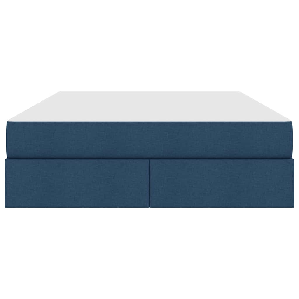 Aufbewahrungsbett mit Matratze Hellgrau 90 x 190 cm Polyester