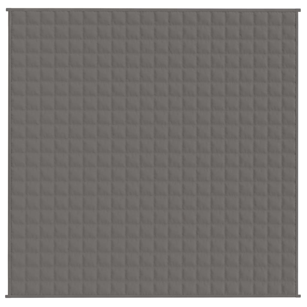 Gewichtsdecke Grau 122x183 cm 5 kg Stoff