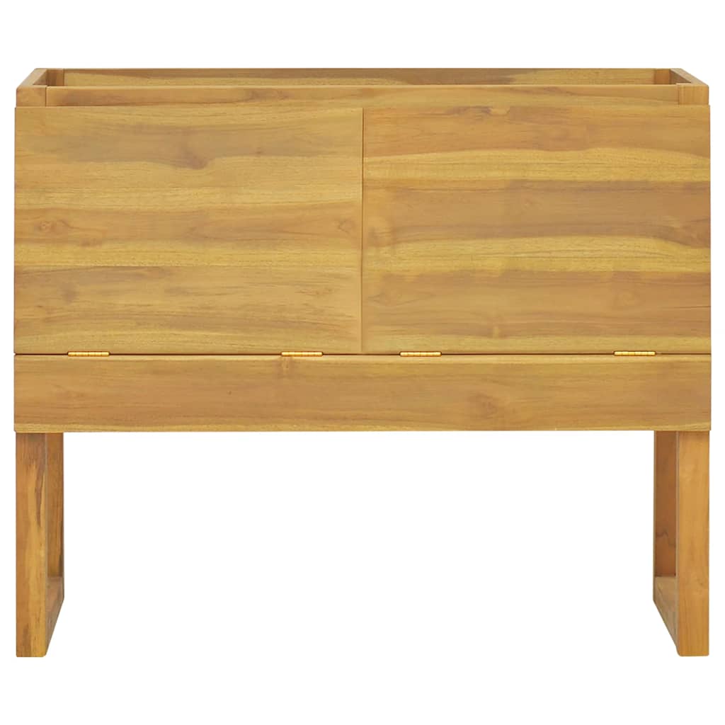 Badschrank 60x40x75 cm Massivholz Teak