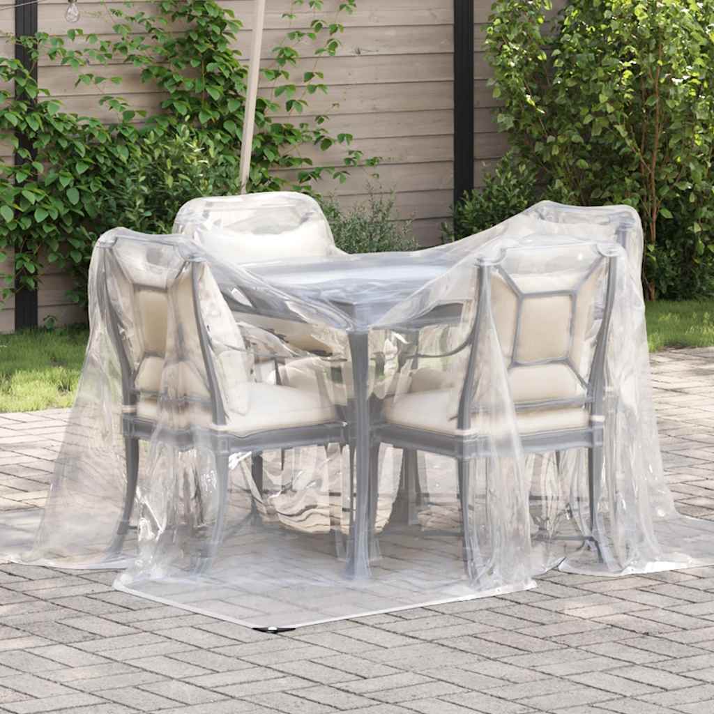 Transparente Plane mit Ösen 1x2 m Polyethylen