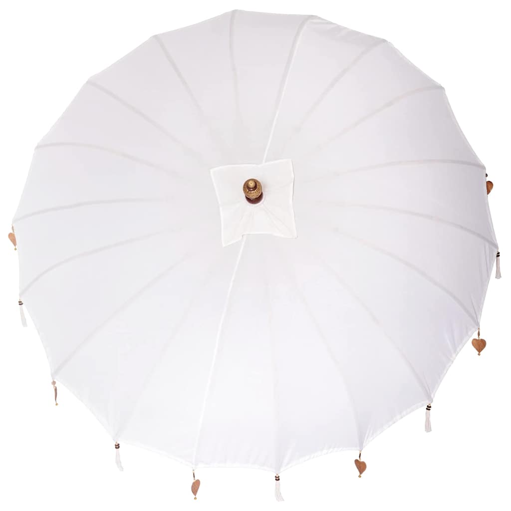 Balinesischer Sonnenschirm Creme 190 x 190 x 260 cm