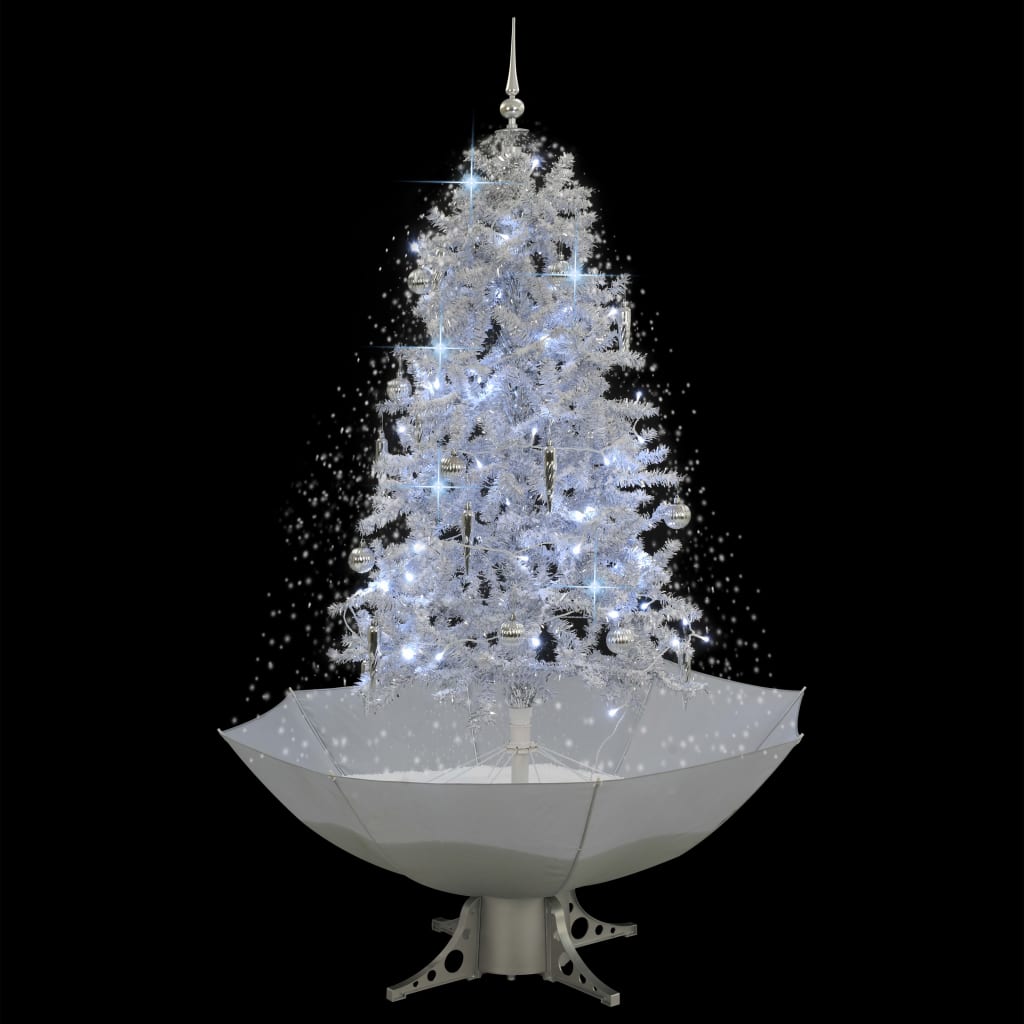 Schneiender Weihnachtsbaum mit Schirmfuß Grün 75 cm