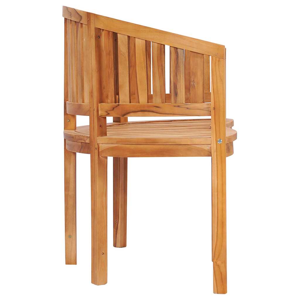 Bananenbank 180 cm Massivholz Teak