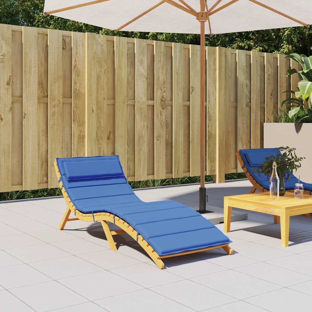 Sonnenliegen-Auflage Grau 180x60x4 cm Oxford-Gewebe