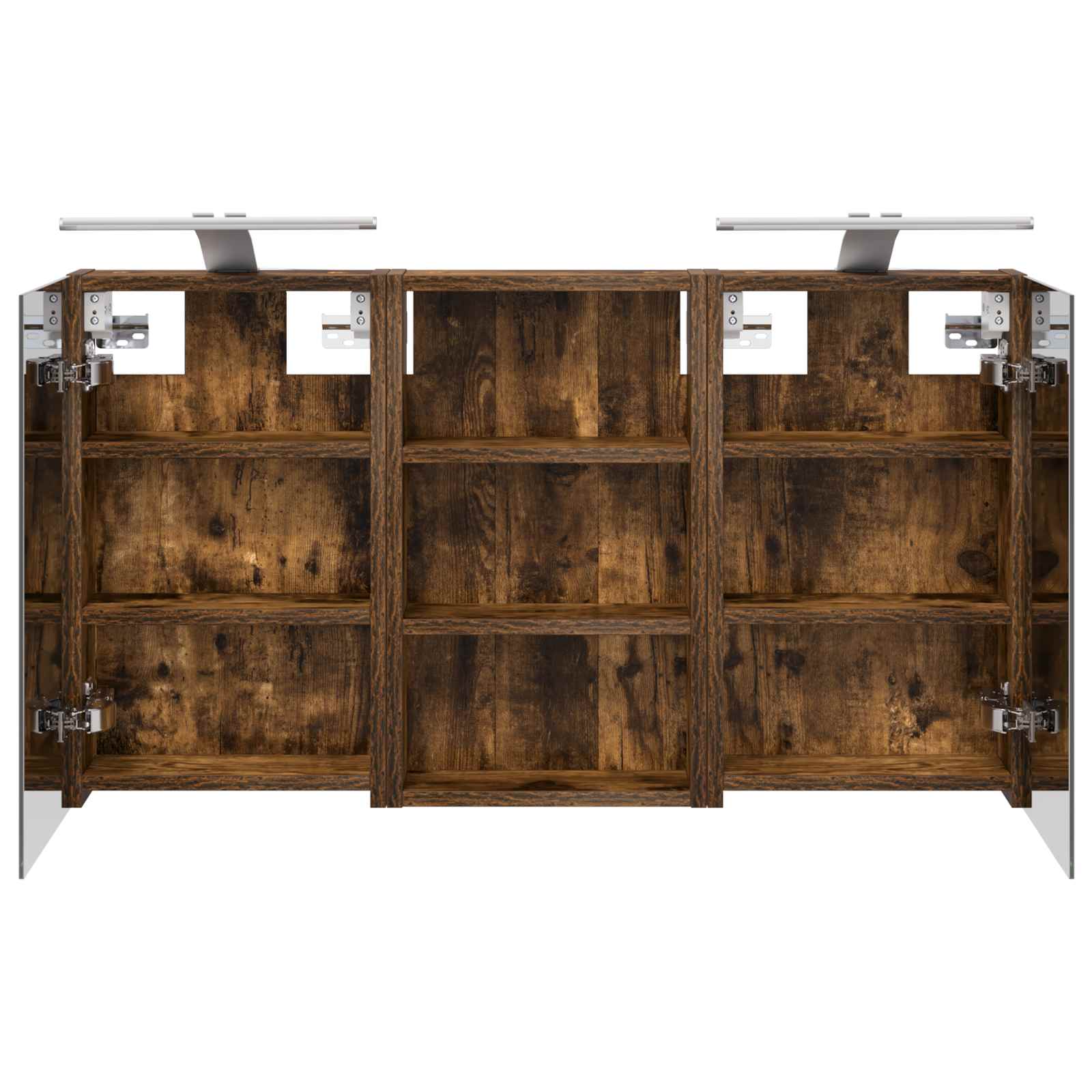 Badezimmerschrank-Set 3 pcs 80 x 10,5 x 50 cm Holzwerkstoff