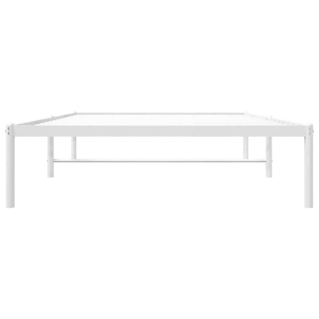 Bettgestell Metall Schwarz 75x190 cm