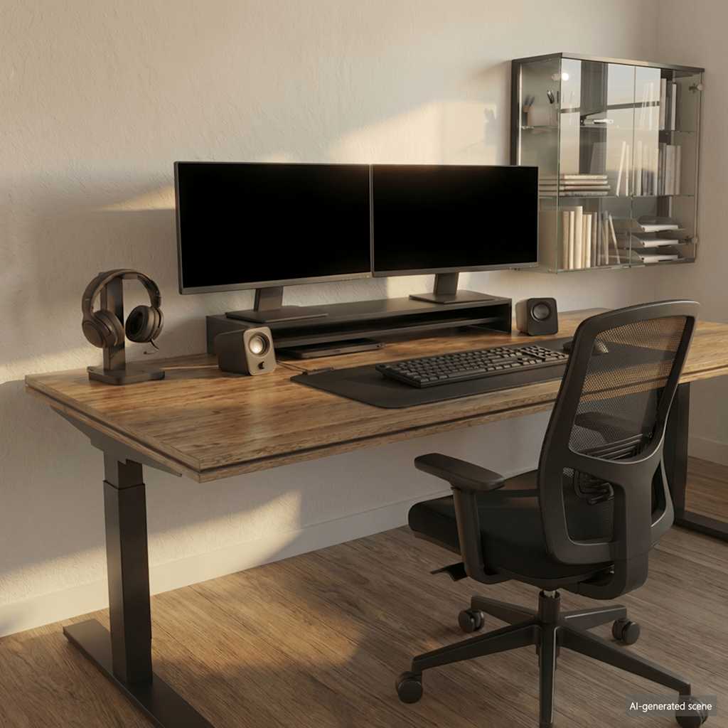 Monitorständer Weiß 100x24x13 cm Holzwerkstoff