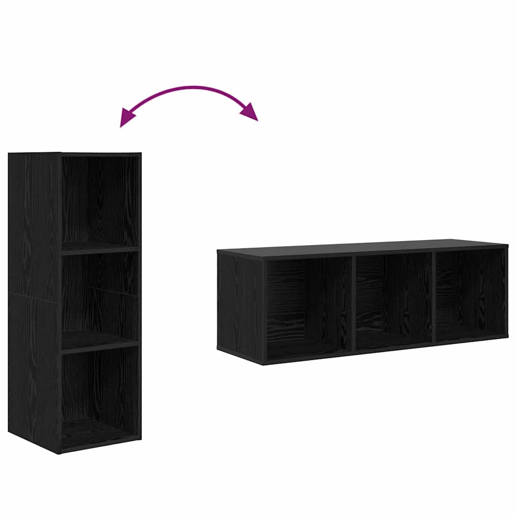 3-tlg. TV-Schrank-Set Weiß Holzwerkstoff