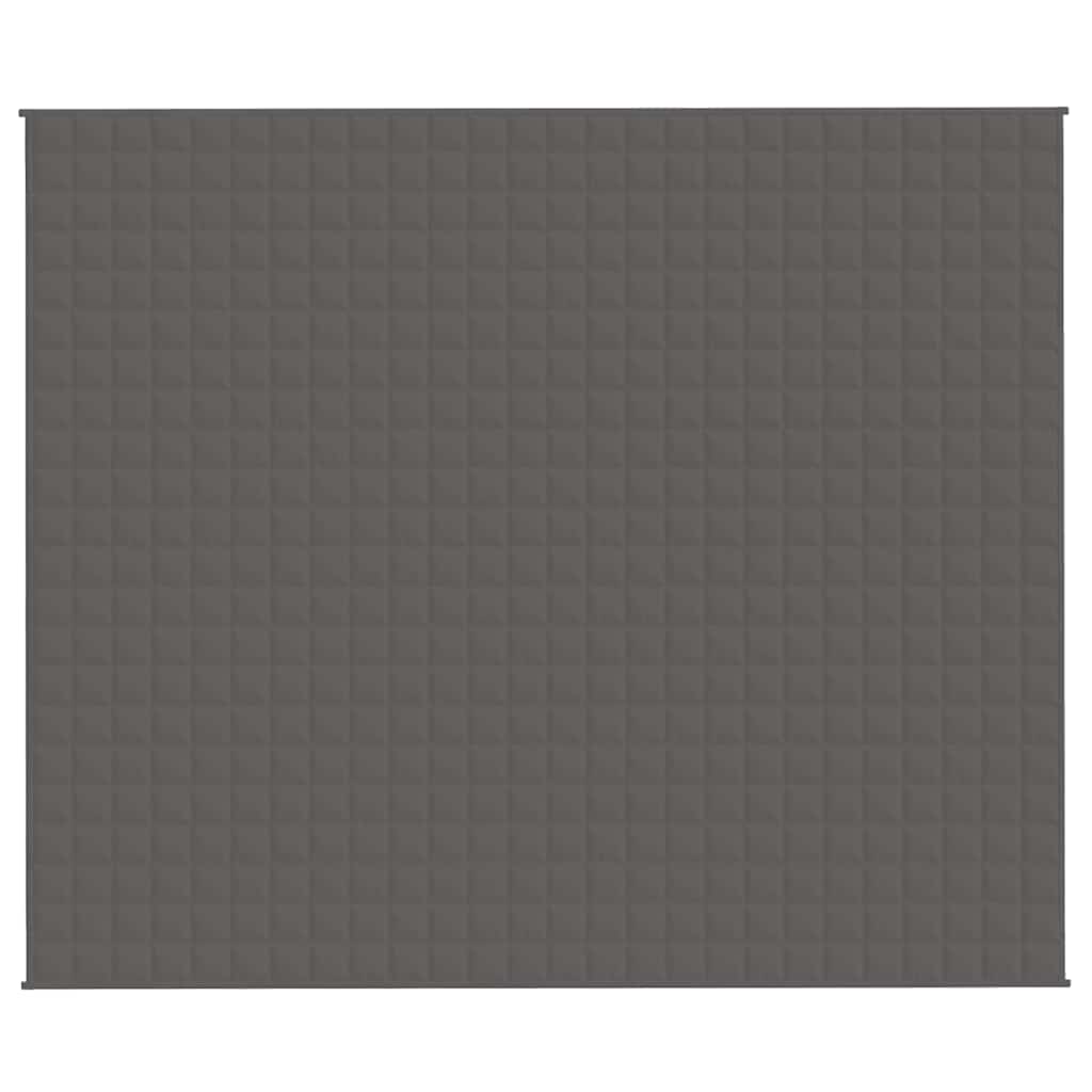 Gewichtsdecke Grau 122x183 cm 5 kg Stoff