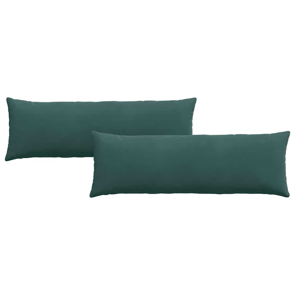 Sofakissen 2 Stück Blau 50 x 30 cm Cordstoff