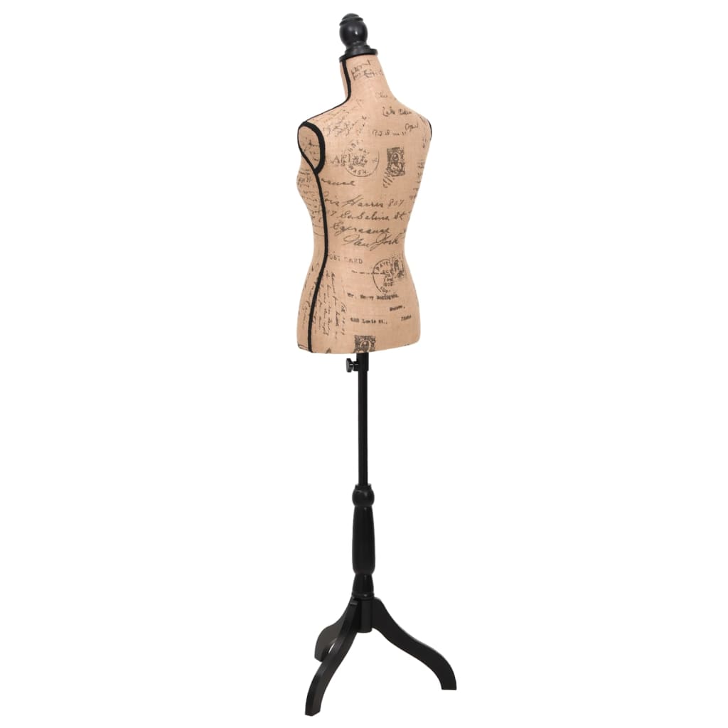 Damenbüste Schneiderpuppe Büste Torso Angezogen Mannequin Schwarz