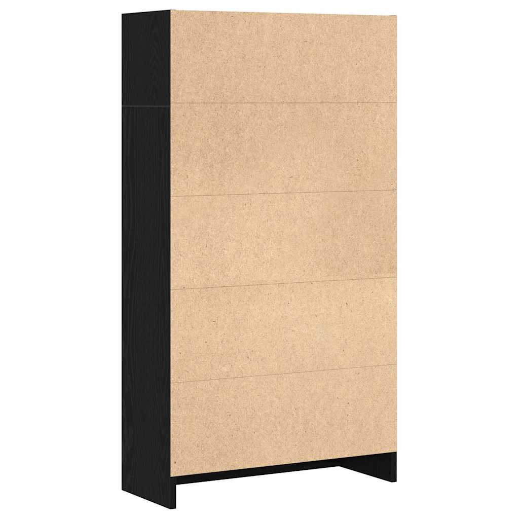 Bücherregal Weiß 40x24x75 cm Holzwerkstoff