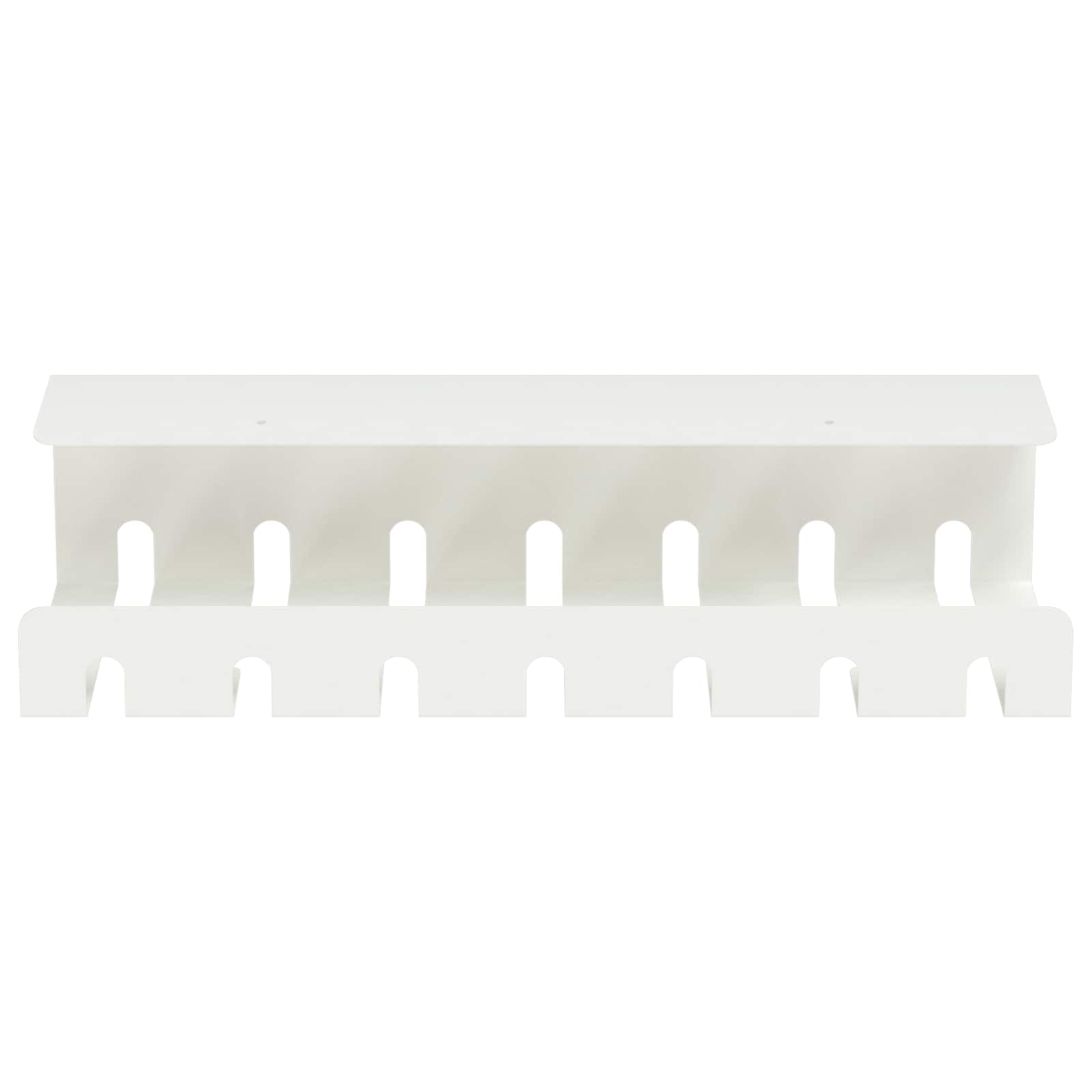 Unter dem Schreibtisch Kabelmanagement Tray 2 Stk. Anthrazit