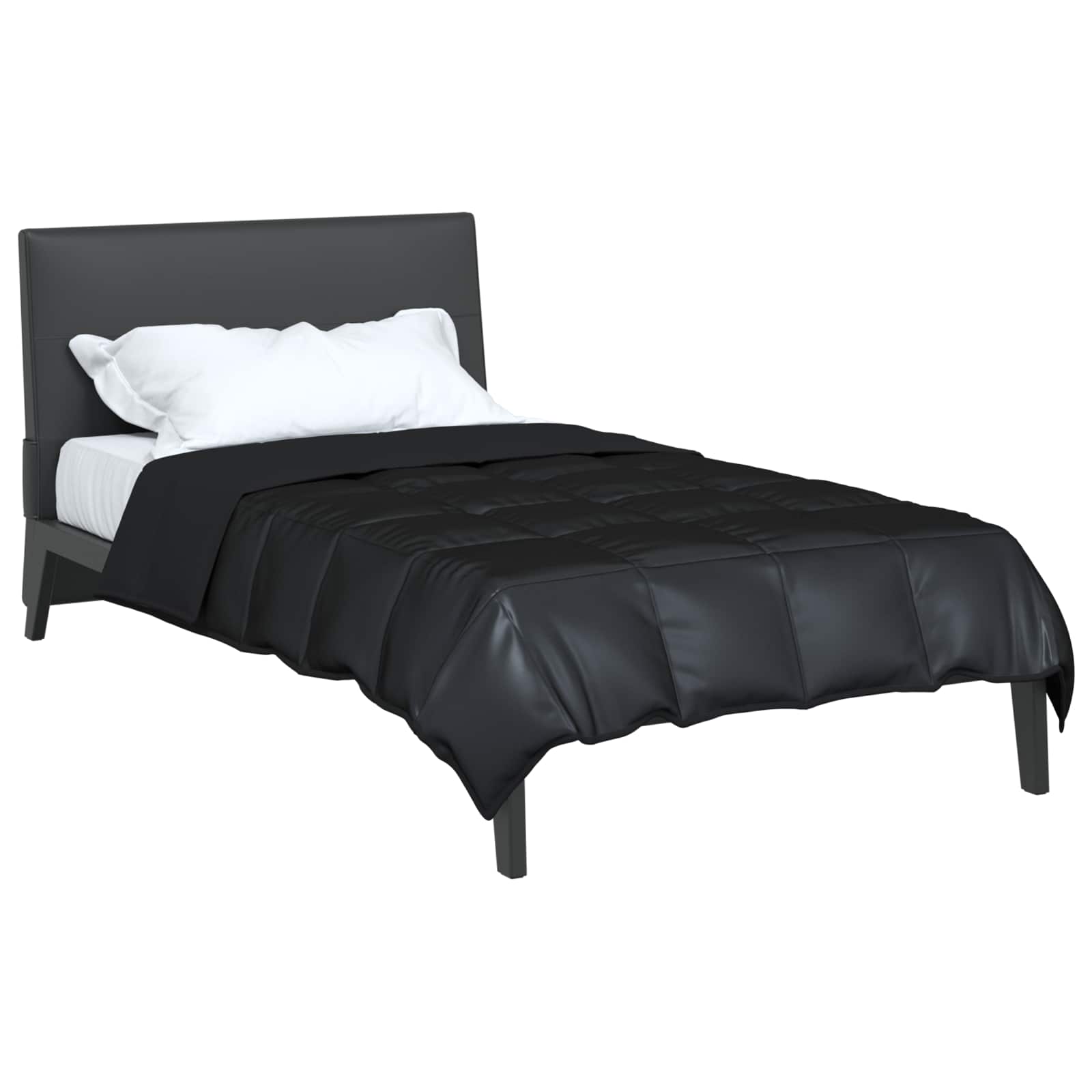 Ganzjahresbettdecke Gold 135 x 200 cm Satin und Mikrofaser