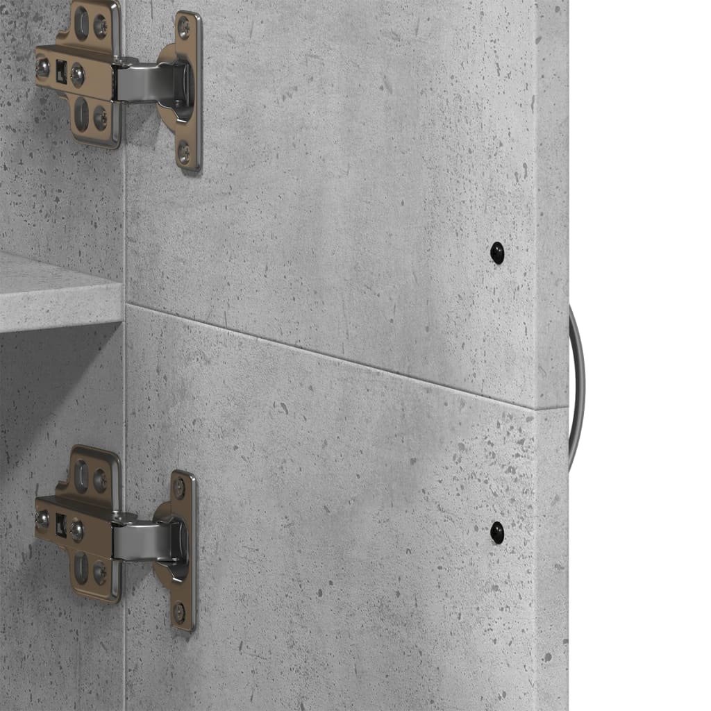 Aktenschrank Weiß 60x32x153 cm Holzwerkstoff