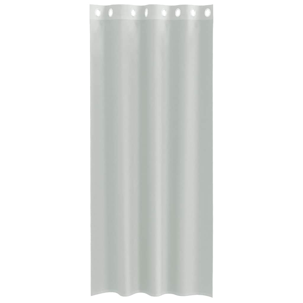 Voile Vorhänge mit Ösen 2 Stk. Apfelgrün 140x140 cm