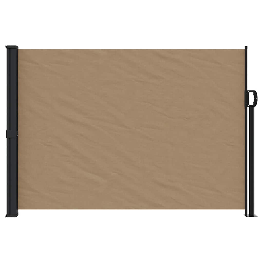 Seitenmarkise Ausziehbar Schwarz 100x300 cm