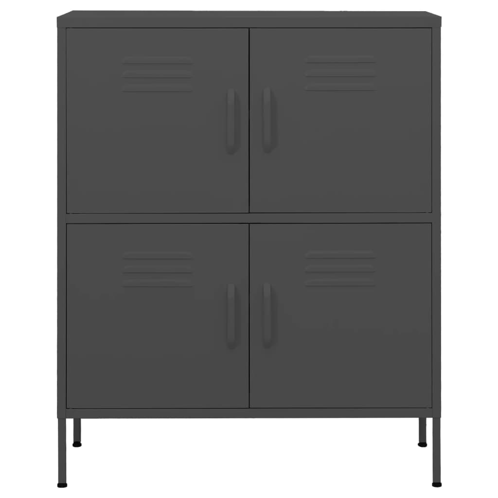 Lagerschrank Olivgrün 80x35x101,5 cm Stahl