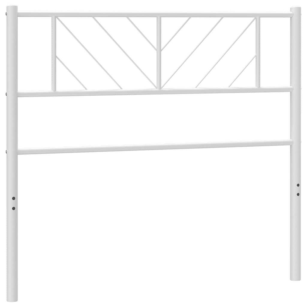 Ersatz-Kopfteil Metall Schwarz 100 cm