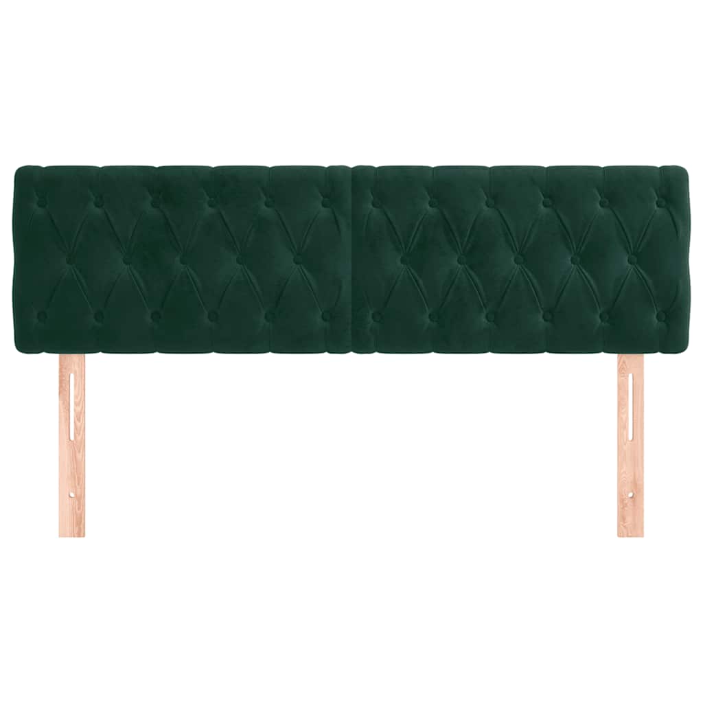Kopfteil Hellgrau 80x7x118/128 cm Samt