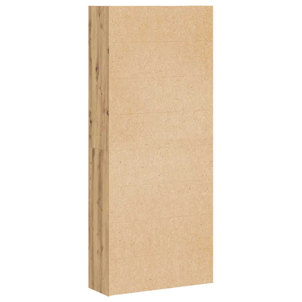 Bücherregal Weiß 80x30x189 cm Holzwerkstoff
