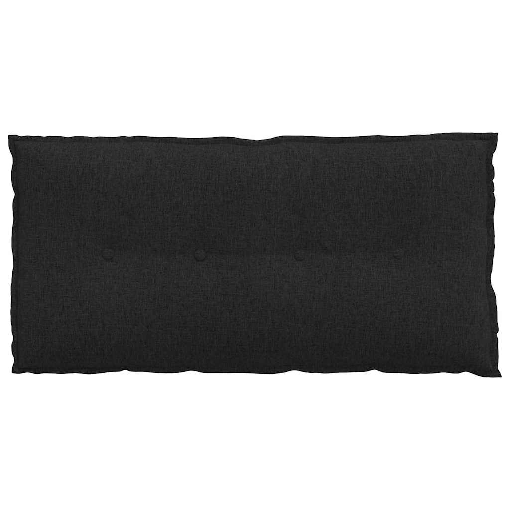 Rückenkissen Hellgrau 50 x 19 x 45 cm Stoff