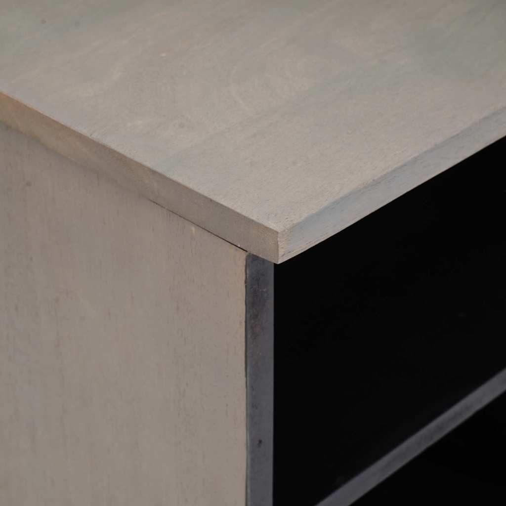 TV-Schränk Honigbraun 100 x 33 x 46 cm Massivholz Mango