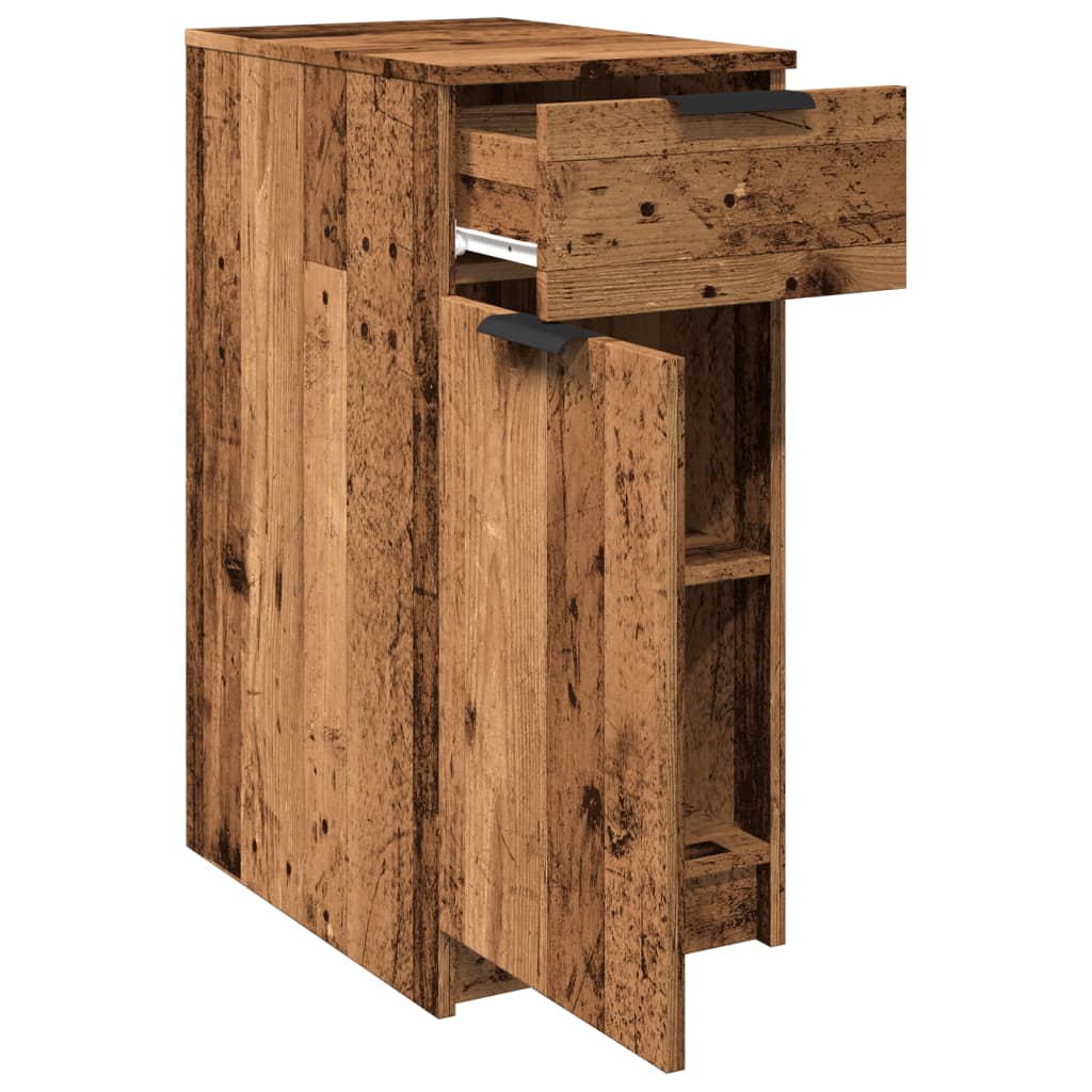 Büroschrank Weiß 33,5x50x75 cm Holzwerkstoff