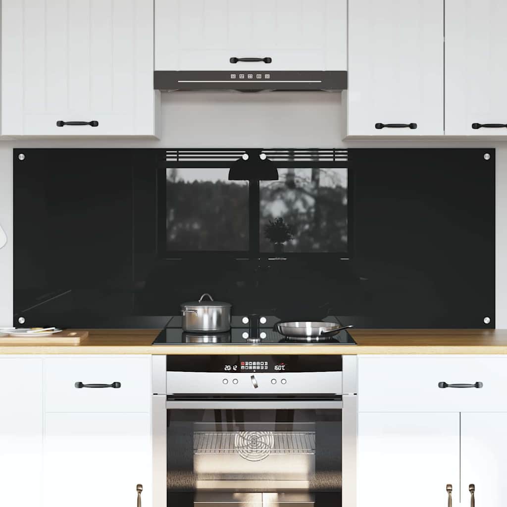 Küchenrückwand 2 pcs Weiß 70 x 40 cm Gehärtetes Glas