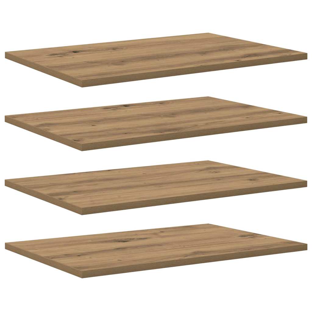 Bücherregal-Bretter 4 Stk. Weiß 40x10x1,5 cm Holzwerkstoff