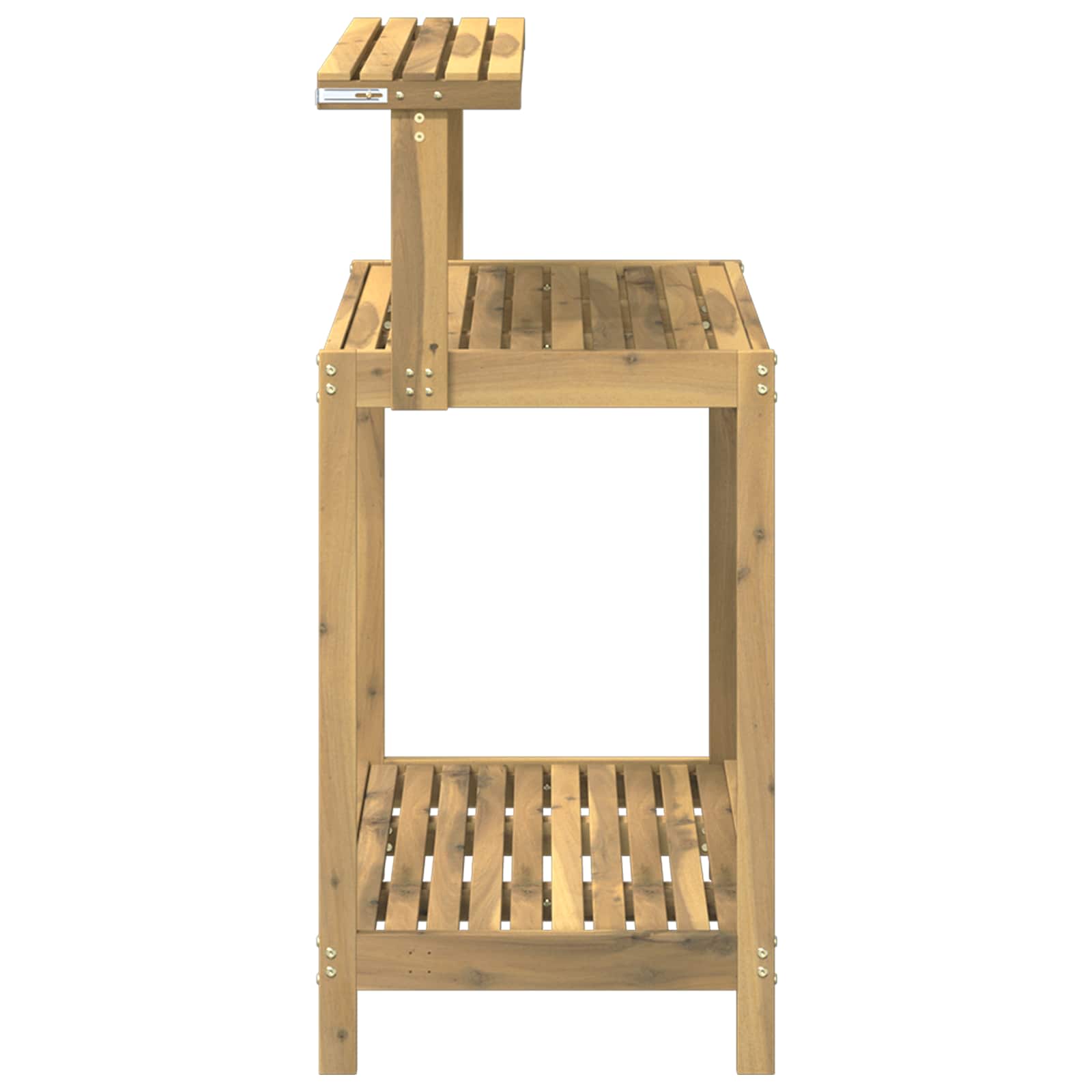 Outdoor Umtopfbank 56,5 x 48,5 x 107 cm Massivholz Akazie Natur