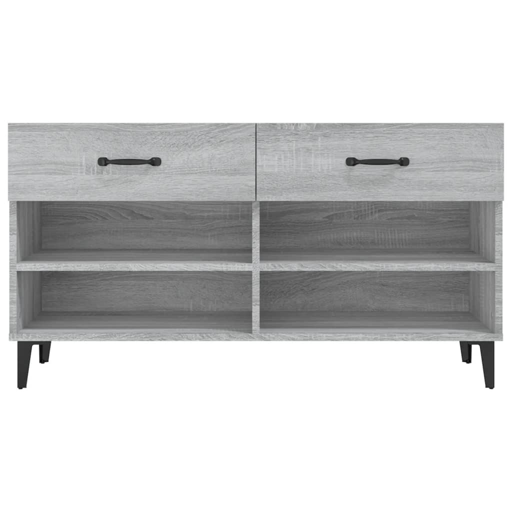 Schuhschrank Weiß 102x35x55 cm Holzwerkstoff