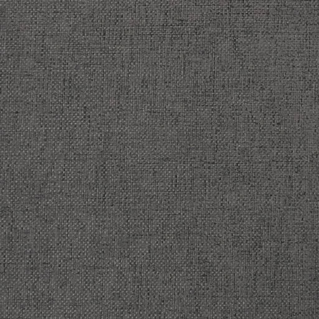 Fußhocker Hellgrau 45x29,5x35 cm Stoff