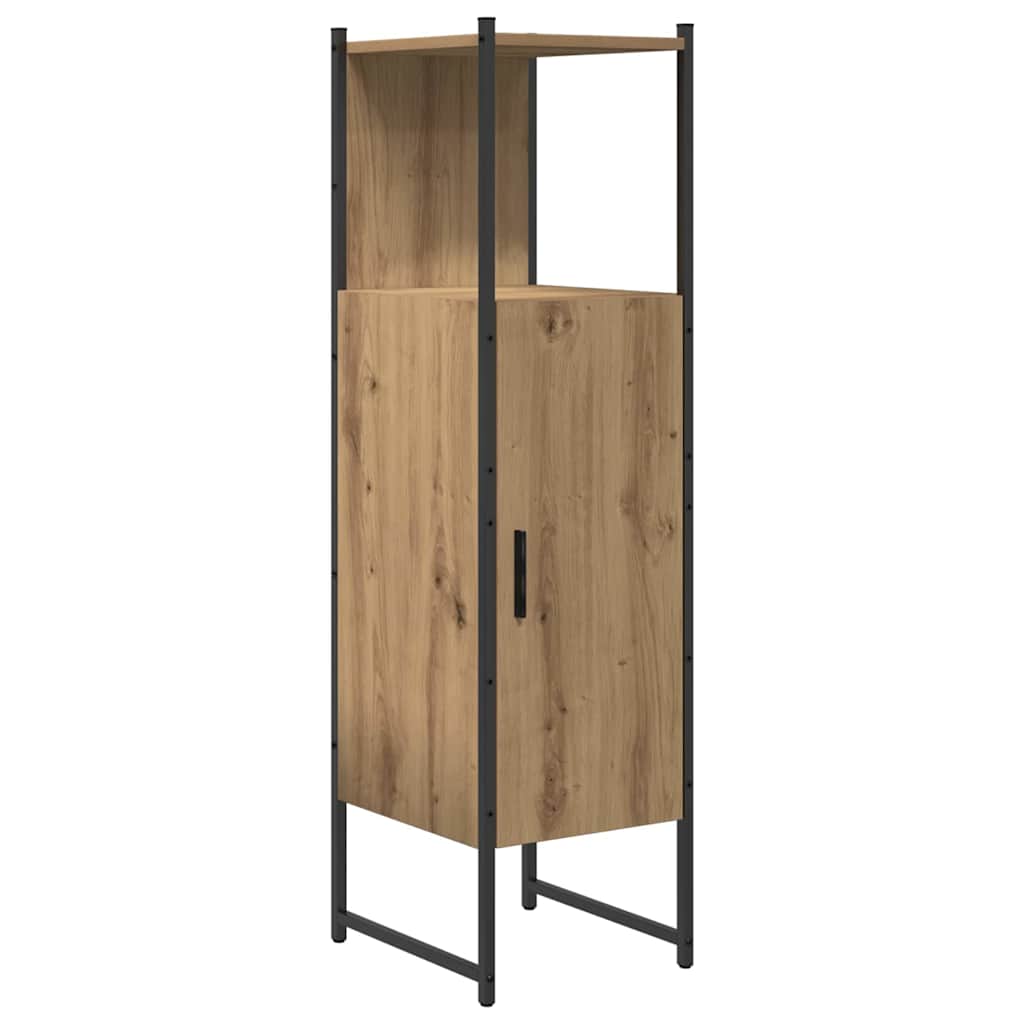 3-tlg. Badmöbel-Set Räuchereiche Holzwerkstoff