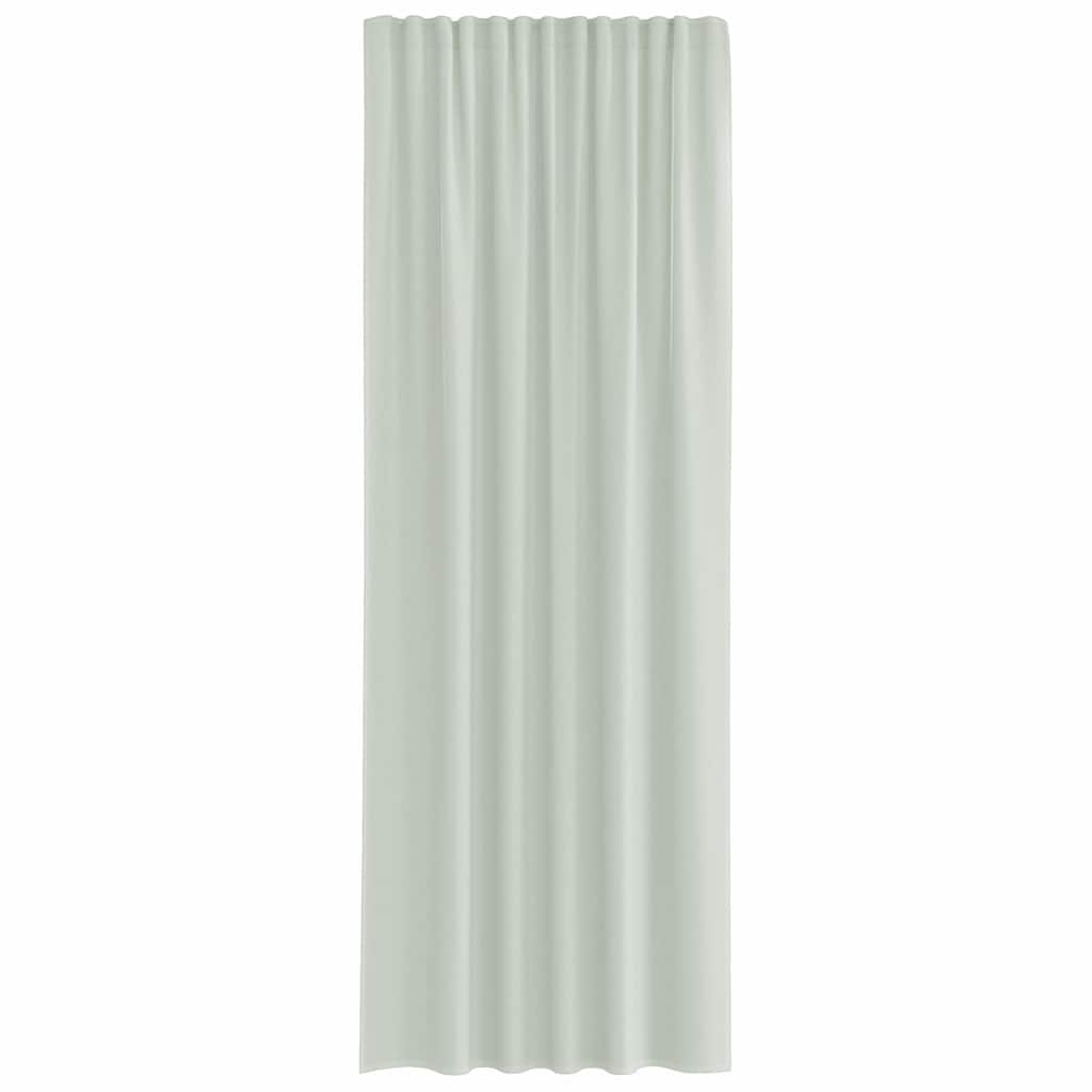 Voile Vorhänge mit Ösen 2 Stk. Apfelgrün 140x140 cm
