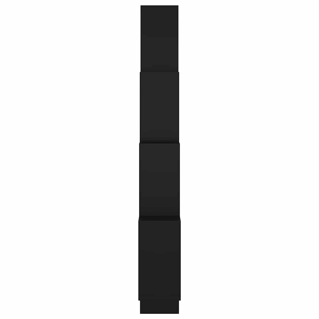 Würfelregal Weiß 90x15x119 cm Holzwerkstoff