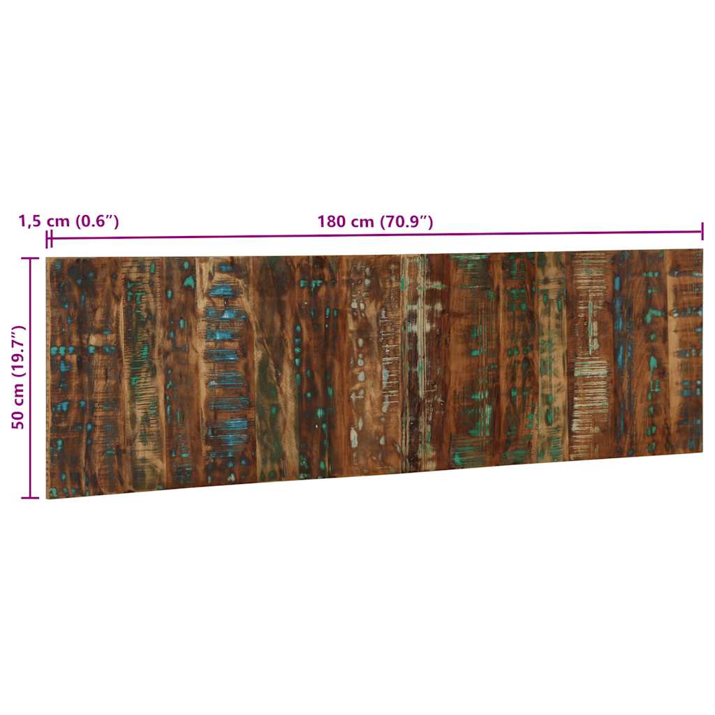 Kopfteil Mehrfarbig 160 cm Massivholz Altholz