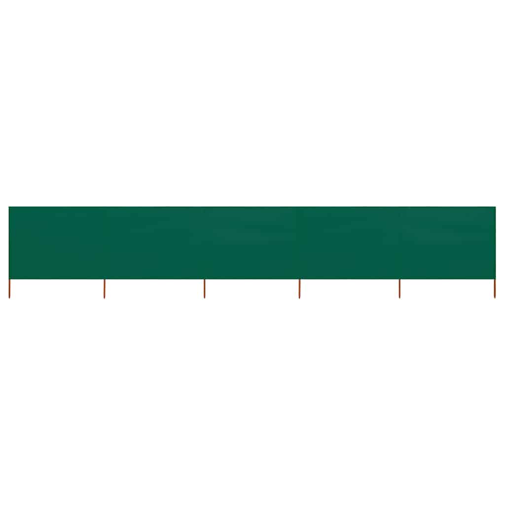 3-teiliges Windschutzgewebe 400 x 120 cm Weiß