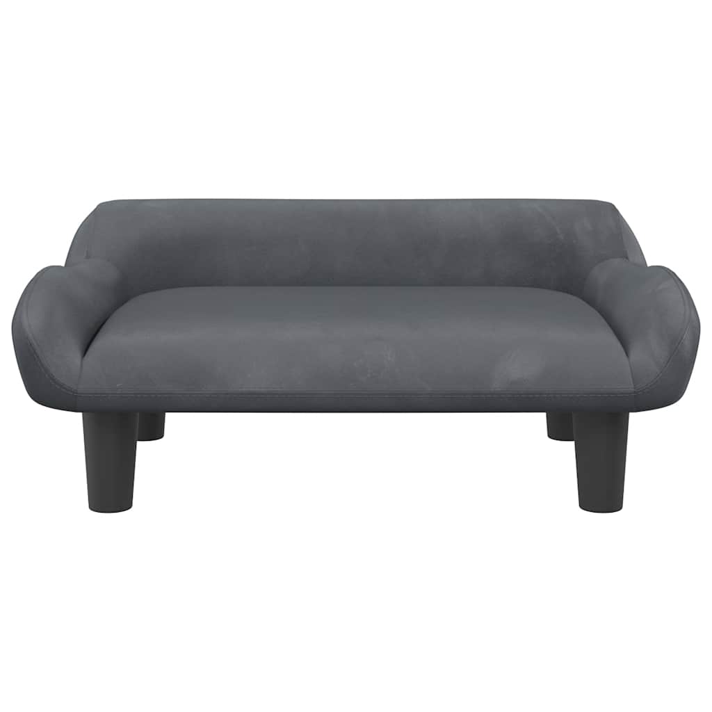 Hundebett Creme 70x40x24 cm Stoff