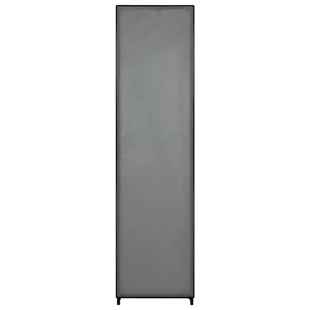 Kleiderschrank mit 4 Fächern Schwarz 175 x 45 x 170 cm