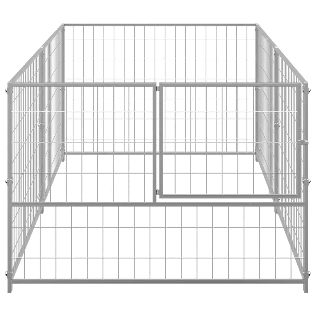 Hundezwinger Schwarz 100x100x70 cm Stahl