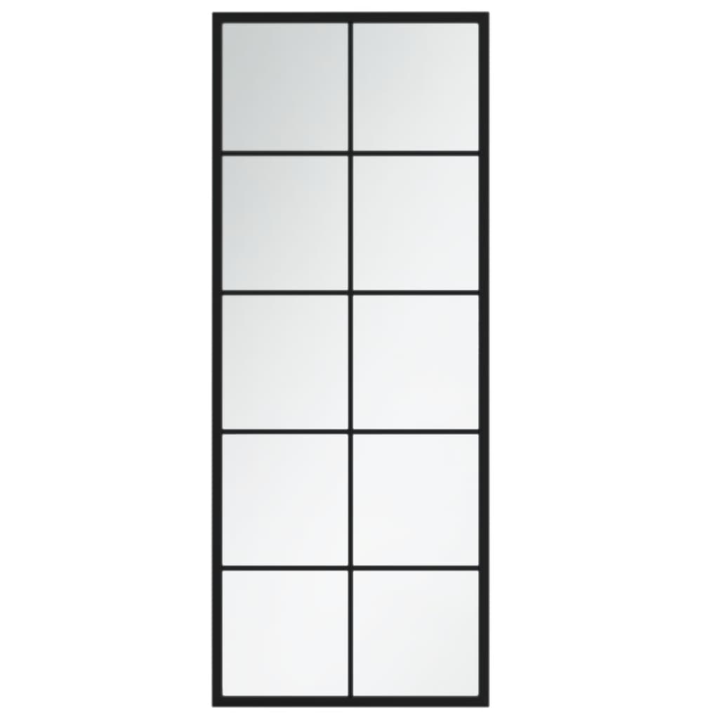 Wandspiegel Schwarz 60x40 cm Metall