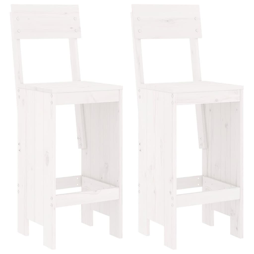 Barhocker 2 Stk. 40x42x120 cm Massivholz Kiefer