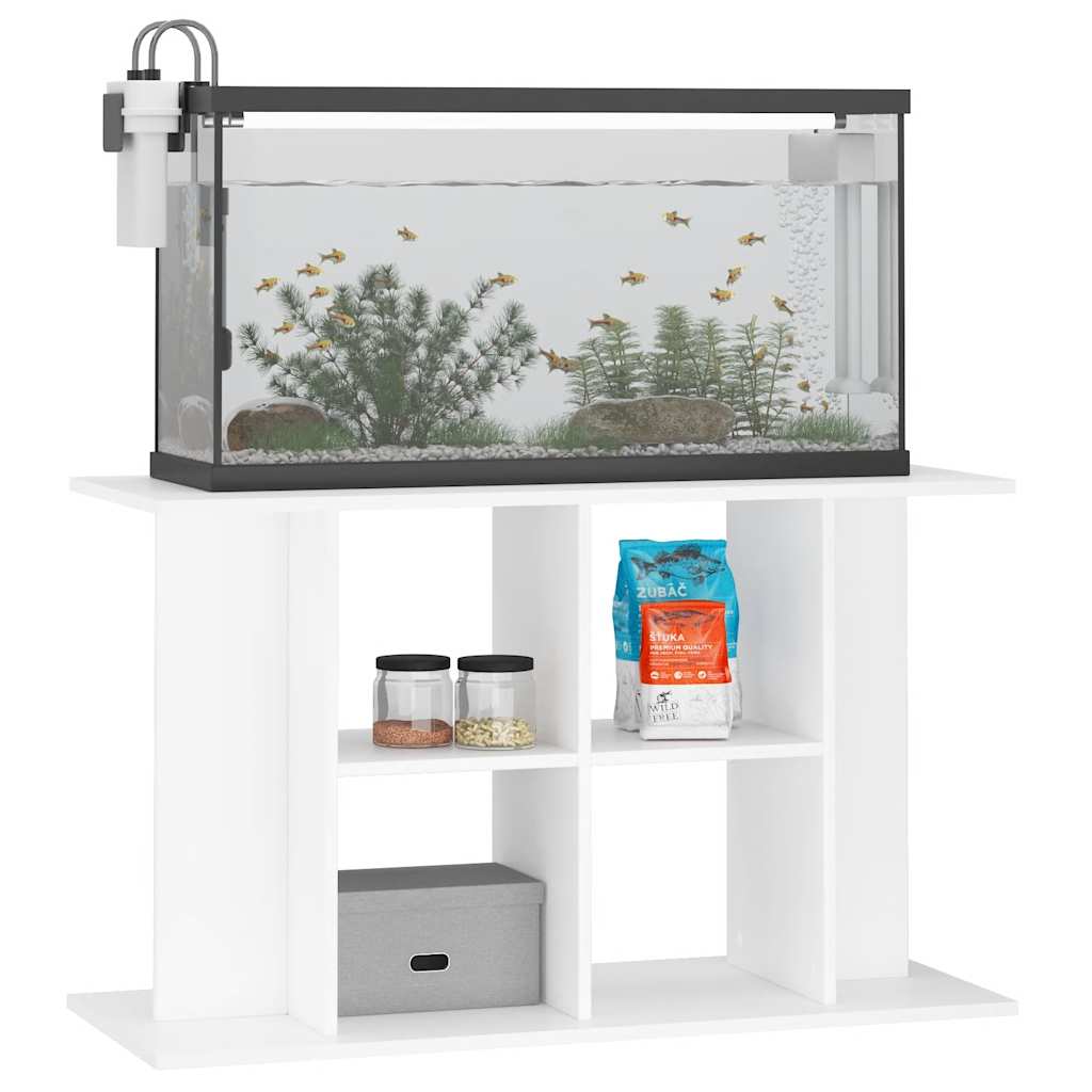 Aquariumständer Weiß 60x30x60 cm Holzwerkstoff