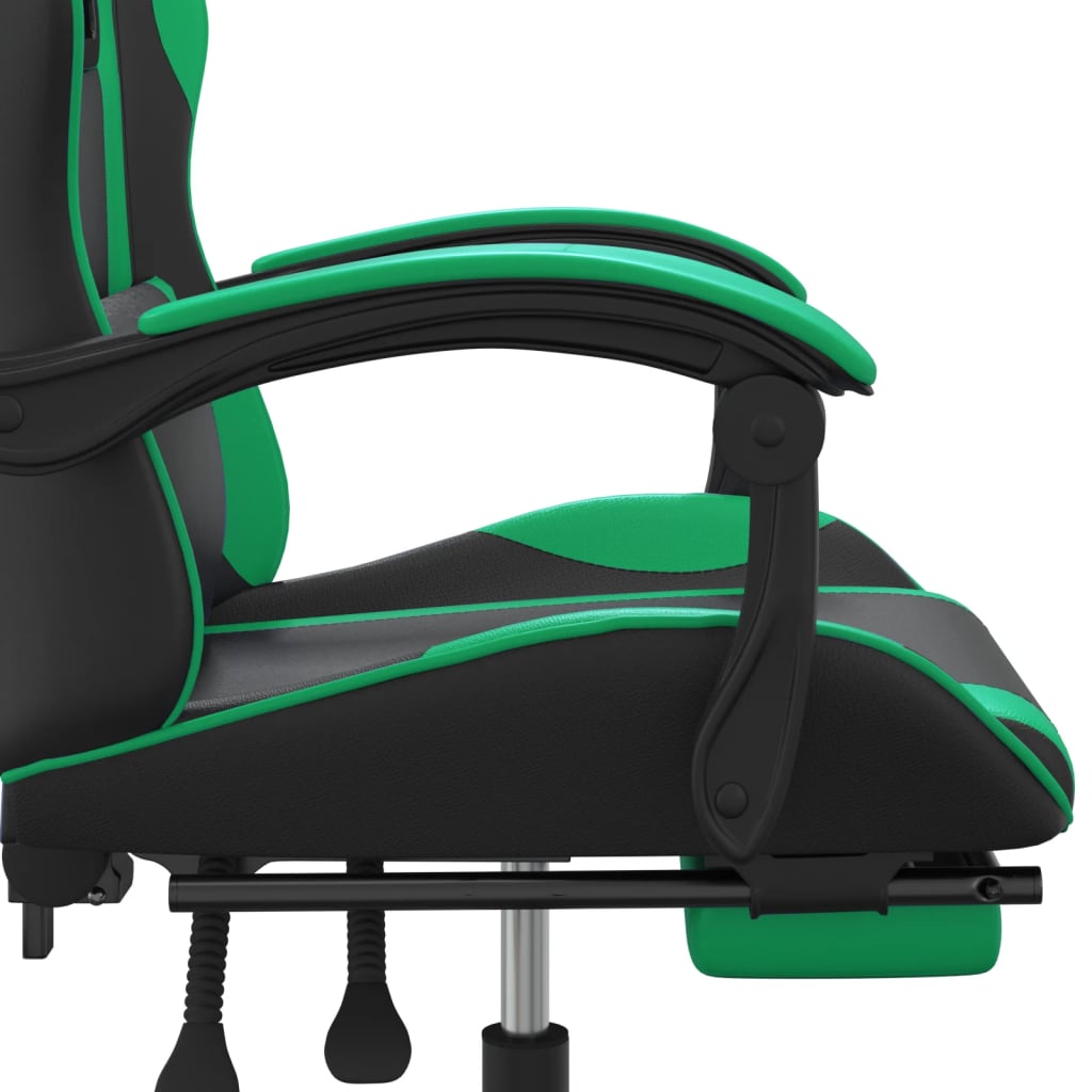 Gaming-Stuhl Schwarz und Golden Kunstleder