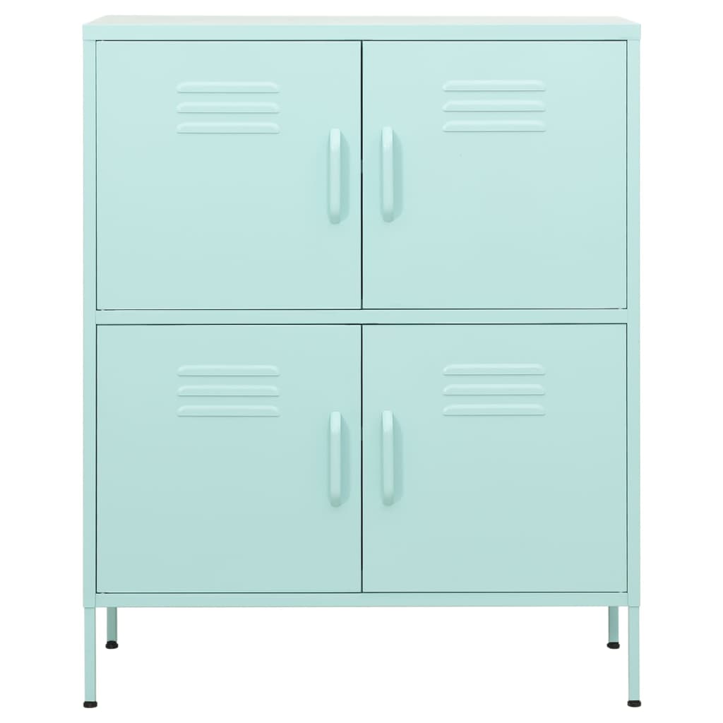 Lagerschrank Olivgrün 80x35x101,5 cm Stahl