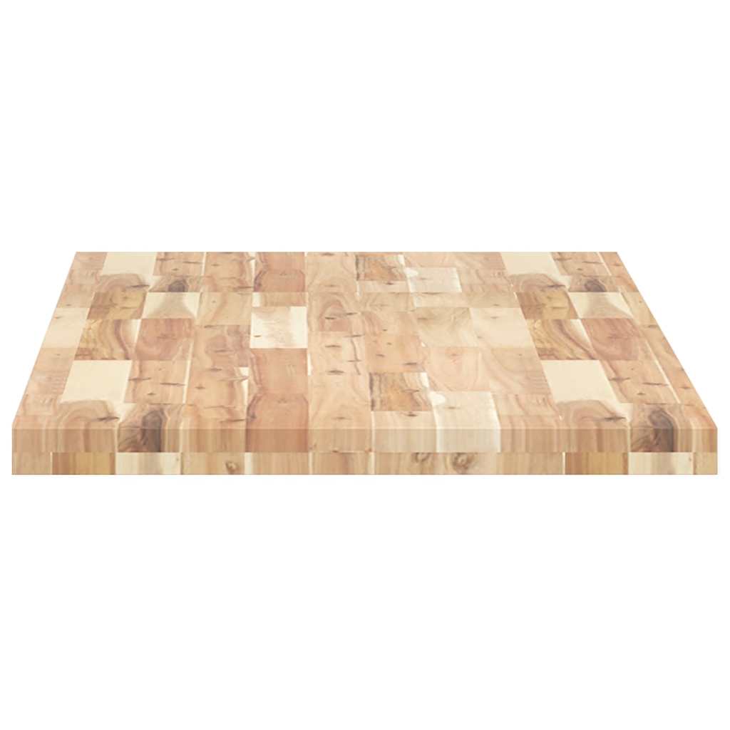 Tischplatte Rechteckig 60x50x2 cm Massivholz Akazie